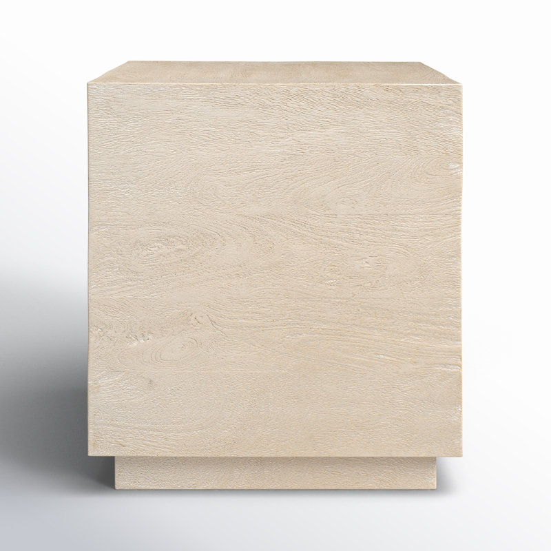 Table de bout en bois massif Briell, H 20 po x l 18 po x P 18 po