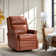 Manning 29.6'' Wide Genuine Leather Manual Recliner