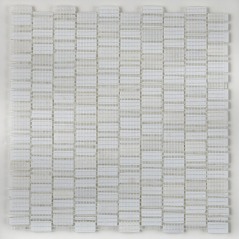 Clio Daltile 1" x 1" Glass Mosaic Tile, Luna