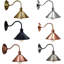 Shaliqua Industrial Armed Wall Sconce — Vintage Industrial Cone Shade, E27 Compatible.-210765151