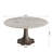 Round Stone Top Solid Wood Base Dining Table Set Circle Kitchen Dinner Table For 4-10 Jainee-1690024623-1690024620-1710492645