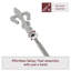 Vida Fleur-de-Lys Steel Fireplace Tool Set-19298082