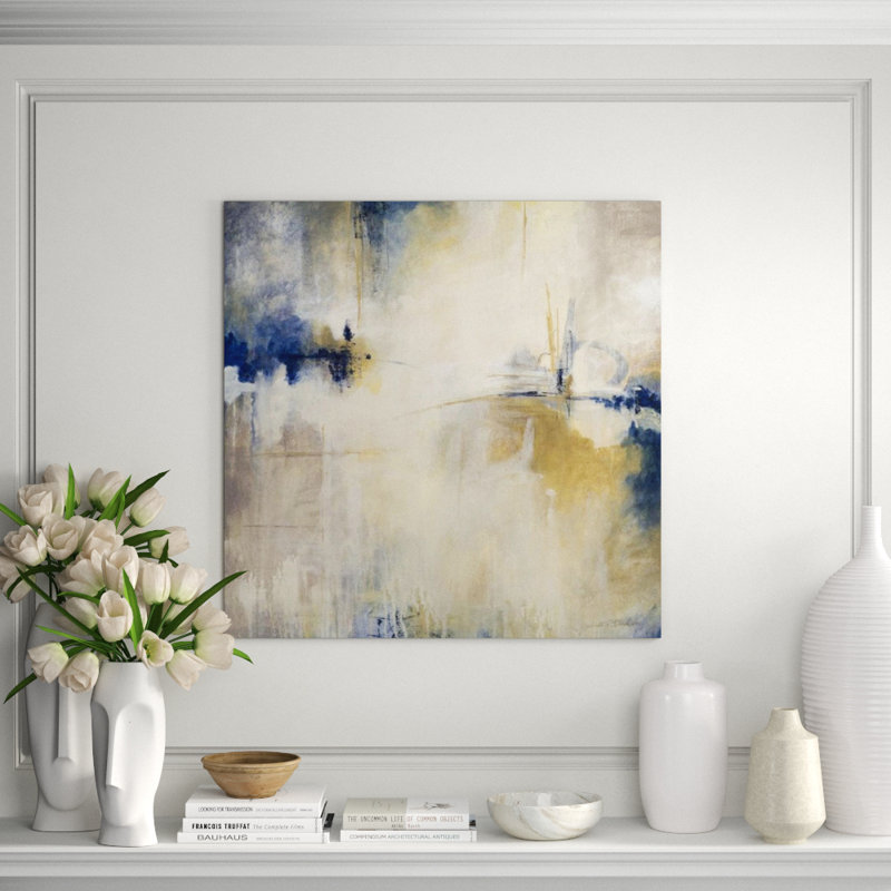 Hope Eternal Painting by Lillie Barlow, Knife Gel, 47" H x 47" W x 1.5" D