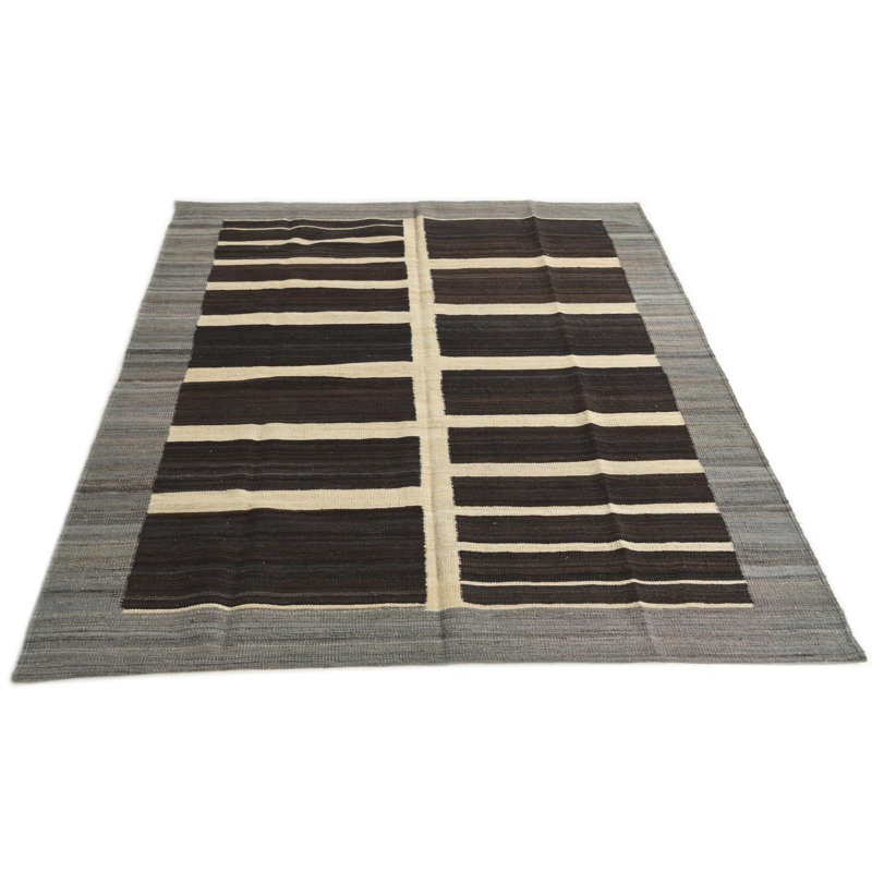 Orta Dark Brown Rug