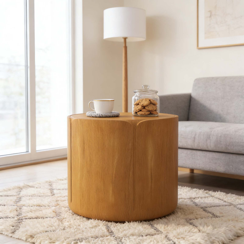 Tabouret de jardin 19,29 po H, Naturel