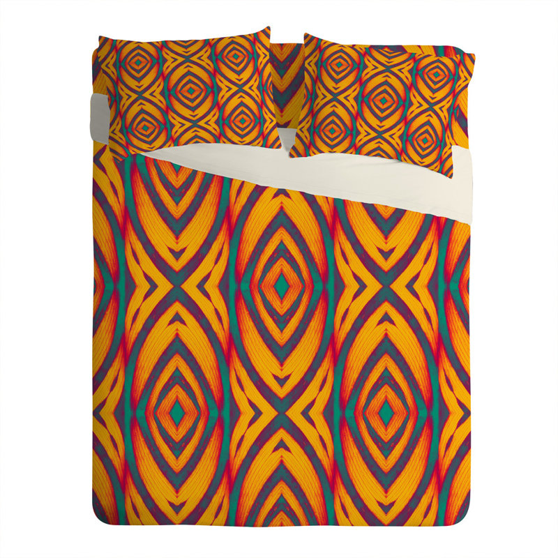 Taie d’oreiller maranta Wagner Campelo, Standard, Orange
