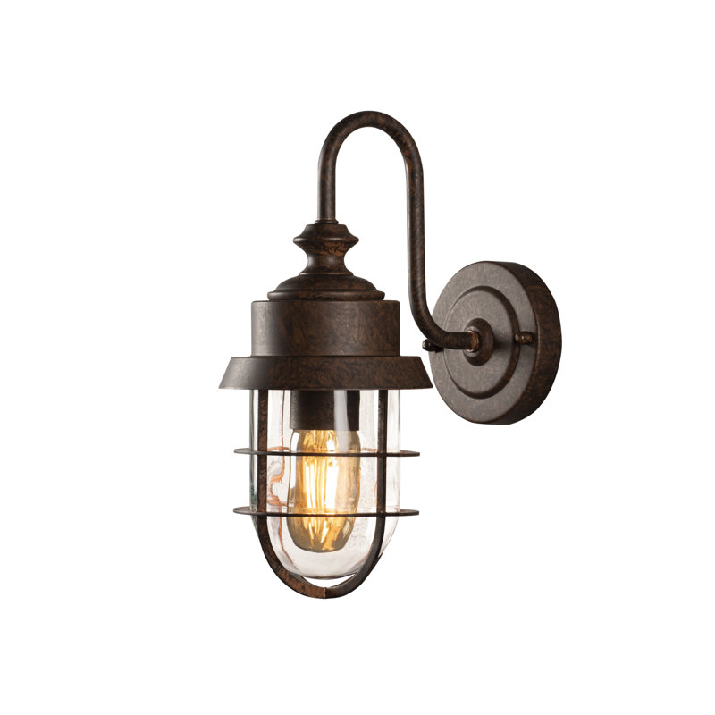 Cerignola Outdoor Wall Light, Brown