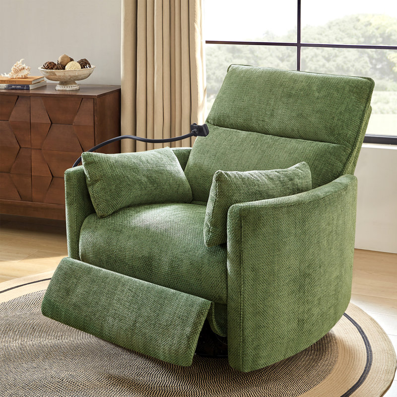 Fauteuil inclinable, pivotant et pivotant de 38 po Talana, Mousse