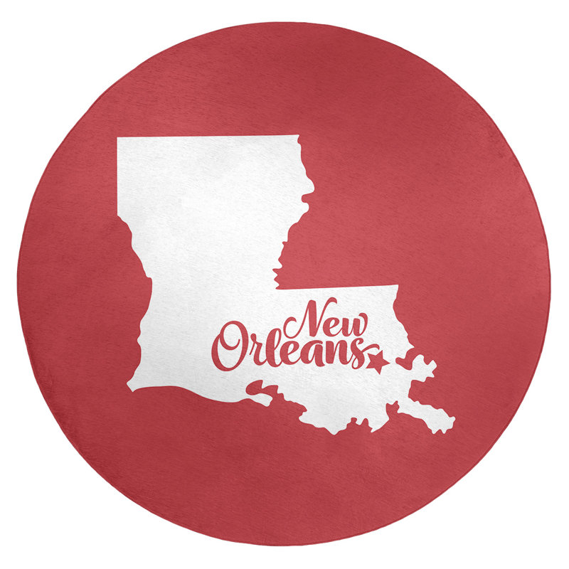 Tapis en poly-chenille louisiana new orléans