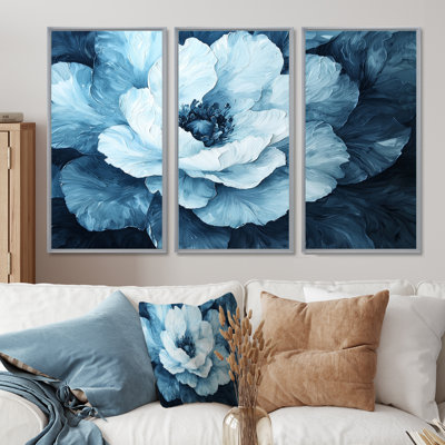 Adalyne - ensemble d'art mural pivoine