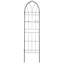 Treillis d'extérieur en métal 78,7 po x 19,7 po, antirouille, 2 pour plantes grimpantes, noir, 2 supports à pot de treillis de jardin antirouille 78,7 po x 19,7 po