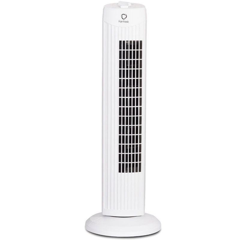 Ventilateur tour 27,5 po Costway Fantask, Blanc