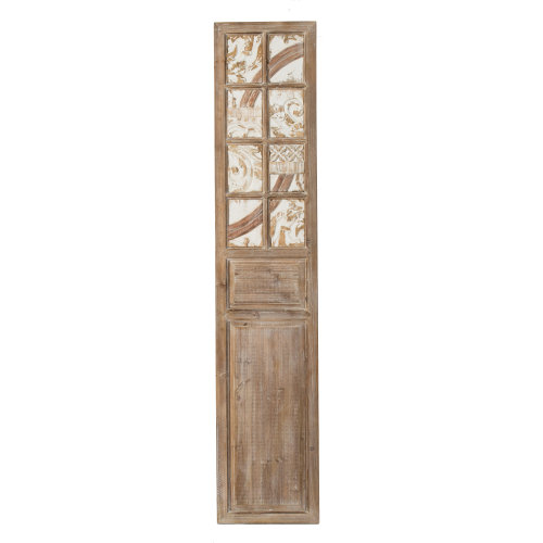 Sculpture murale 15 "x 73,2" en bois