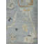 Tapis bleu / bleu ciel / taupe unique 8 pi 3 po x 11 pi 9 po Is21