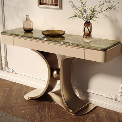 Console légère en métal de style luxueux