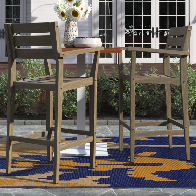 Tabouret de bar 30 po Farjand, Gris, 2