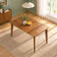Ensemble de salle à manger 5 pièces en bois massif avec 4 chaises rembourrées pour la cuisine et la salle à manger-1721317463-1776828475