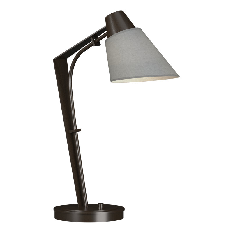 Reach 21.9" Desk Lamp, Flax, Oil Rubbed Bronze