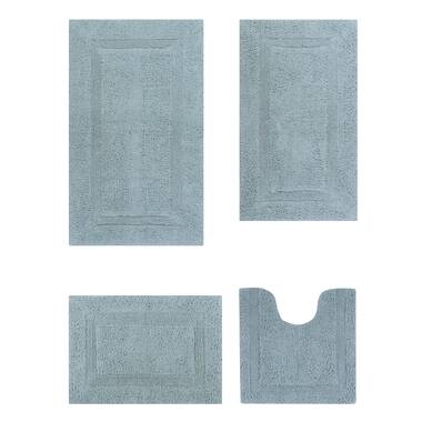 Reversible Cotton Bath Rug, Absorbent Mat