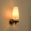 Solid Wood and Iron Armed Sconce