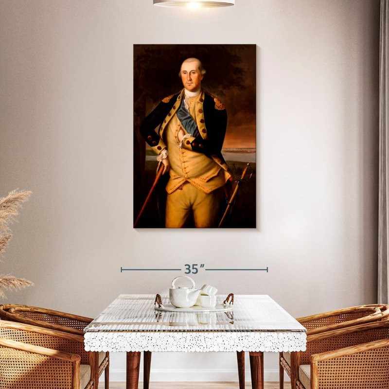 Lelar General George Washington, 45" H x 30" W