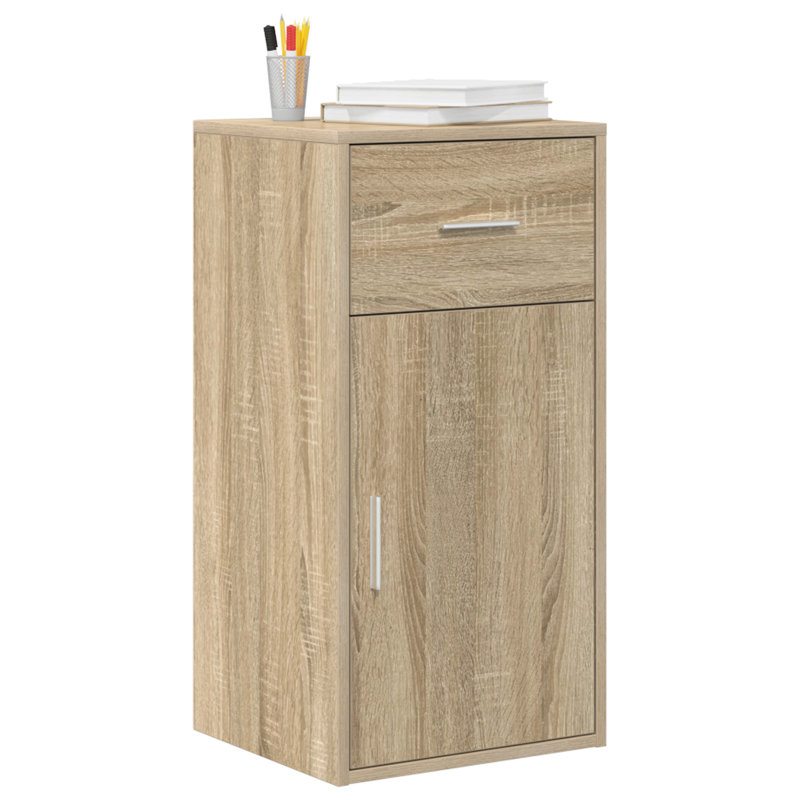 Sideboard 38 X 34.5 X 75 Cm Engineered Wood, Sonoma Oak