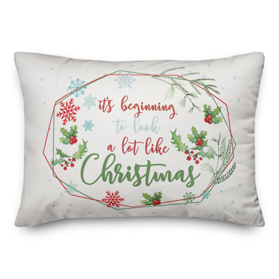 Coussin commence pour commencer à ressembler à Noël