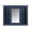 Pharmacie 35 po x 27,5 po, armoire de rangement murale pour salle de bain, armoire murale moderne avec miroir (ne pas inclure le meuble-lavabo)-2087953333