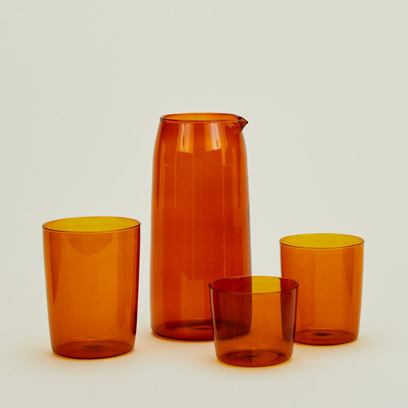 Glass Pitcher, Blush