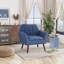 Fauteuil capitonné en lin 30,3 po Janara-666541483
