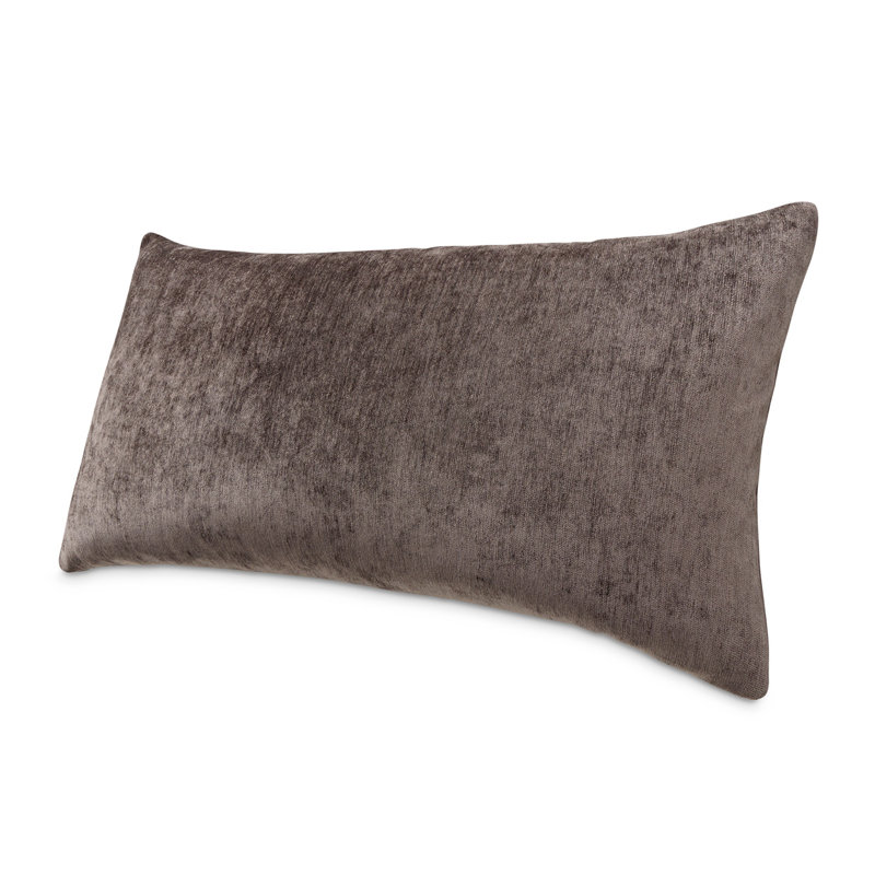The Smith Chenille Lumbar Pillow Cover & Insert, Graphite