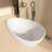 63" W X 37'' D Freestanding Acrylic Double Slipper Bathtub Matte White Soaking Tub Stand Alone Modern Bathroom Tub with Integrated Overflow & Center Drain-120880538