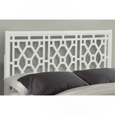 Tabor Chippendale White Headboard - King