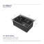 Évier de cuisine en acier inoxydable, lavabo simple sur pied noir de 27 po x 19 po avec drain standard américain et crochet