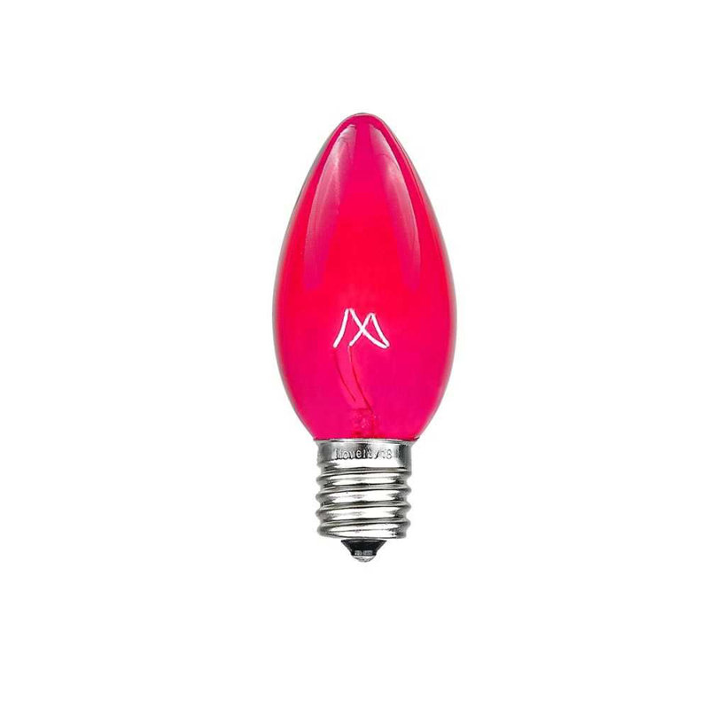 Lampe de noël 25 lumières de chaîne, Rose