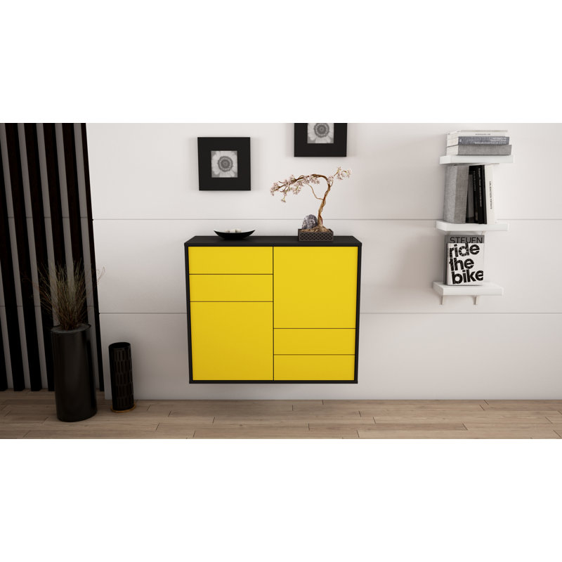 Rouleau 92cm Sideboard, Yellow