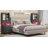49.3" Tall Nightstand with Charging Station and LED Lights,Bedside Table with Drawers & Storage Shelves,Glass Door,LED Nightstand With Storage-1697353563