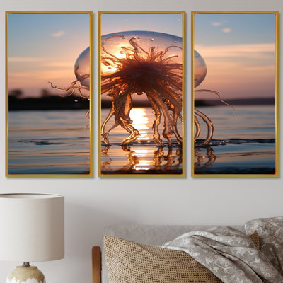 Saville - Jellyfish Wall Art Set