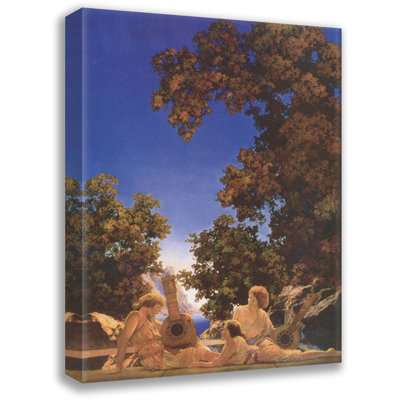 Interlude by Maxfield Parrish Gallery Wrapped Canvas