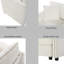 Canapé modulaire de 143 po en forme de U de 143 po | Siège profond surdimensionné 29,9 po, 2 repose-pieds mobiles, chenille 6 places, 5 coussins, assemblage sans outil-930835788