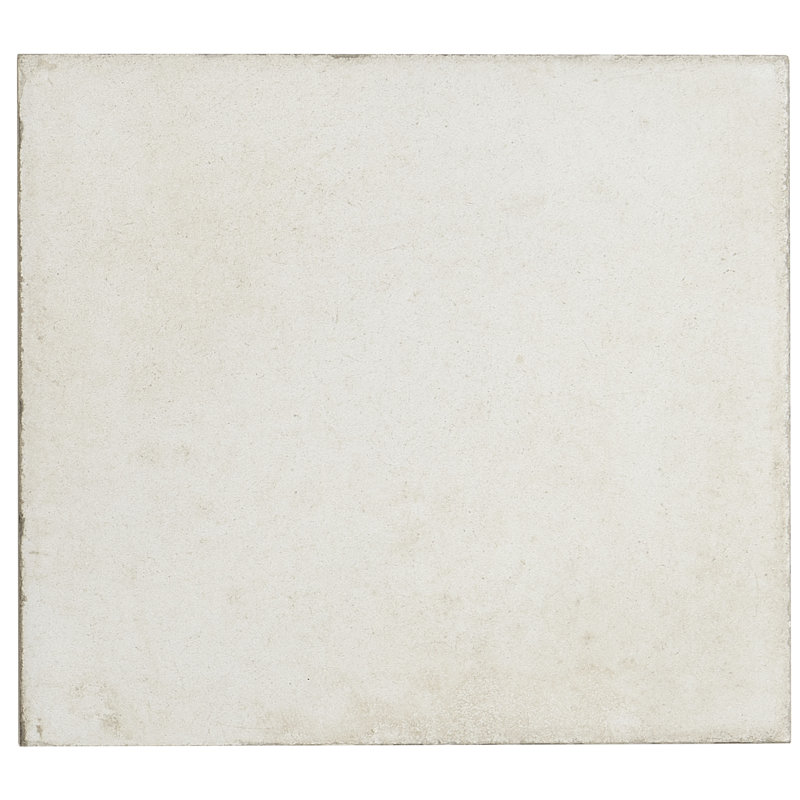 Carreau simple en porcelaine 8 "x 8" Encausto Deco, Talc