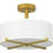Fabric Semi Flush Mount-136418550
