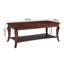 Traditional Coffee Table With Curved Legs-633500964