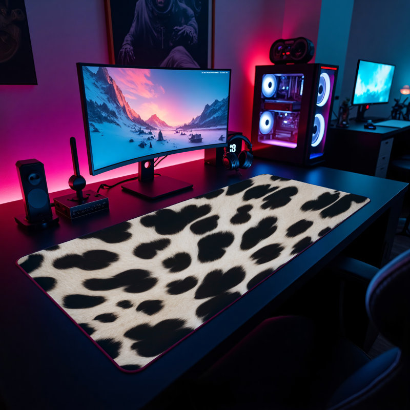 Polyester Desk Pad, 14.4x12.1