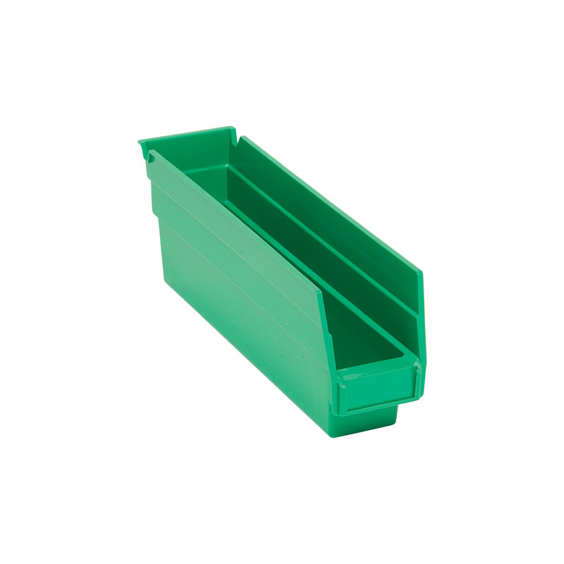 DE595CFD697D4824A62001FED3859172 Organisateur de pièces économique, bacs verts, L 12 po x l 3 po x H 4 po, paquet de 36