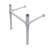 Kingston Brass Fauceture Stainless Steel Console Sink Legs-50824165