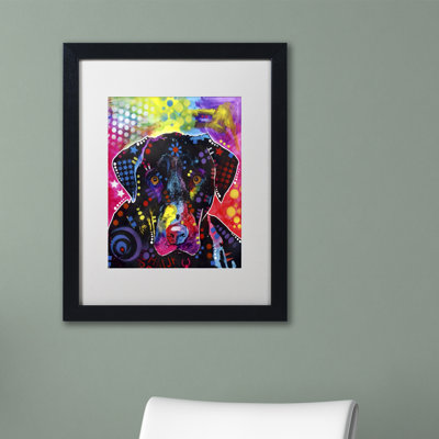 « the labrador », impression sur toile encadrée