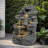 Concrete Tall Slim Fountain