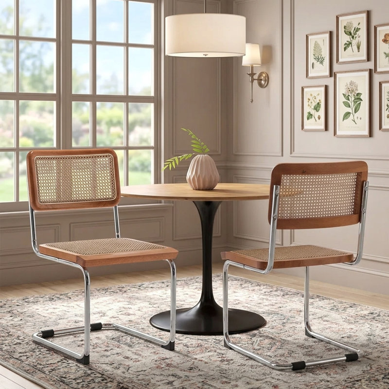 Chaise d'appoint en brun, Brun