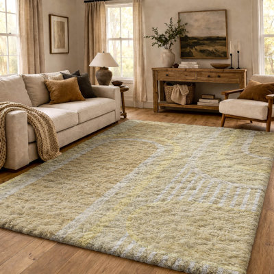 Tapis à poil long de qualité supérieure lavable à la machine ADS532